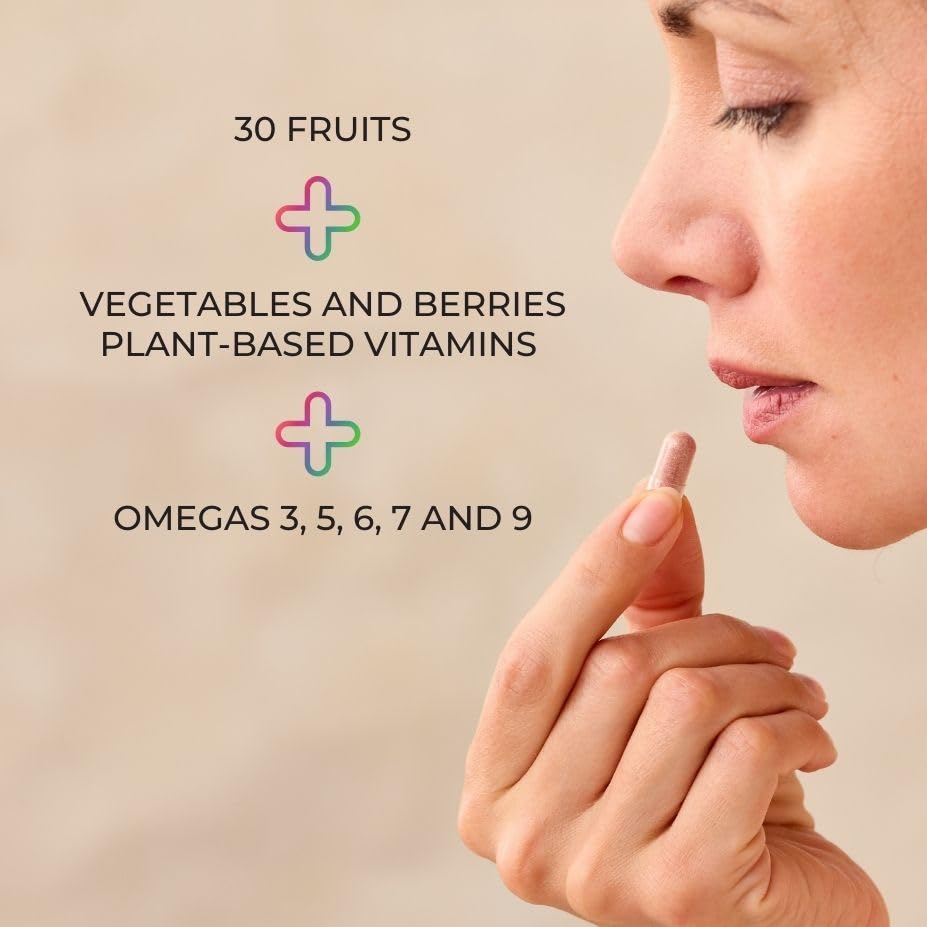 Juice Plus+ Vegetable Blend: with Broccoli, Parsley, Tomato & More - Plant-Based, Vegan, Gluten-Free, Non-GMO, Kosher - for Heart, Immune, Cognitive & Skin Health - 1 Bottle (60 Servings) Juice Plus+ buy supplements Au