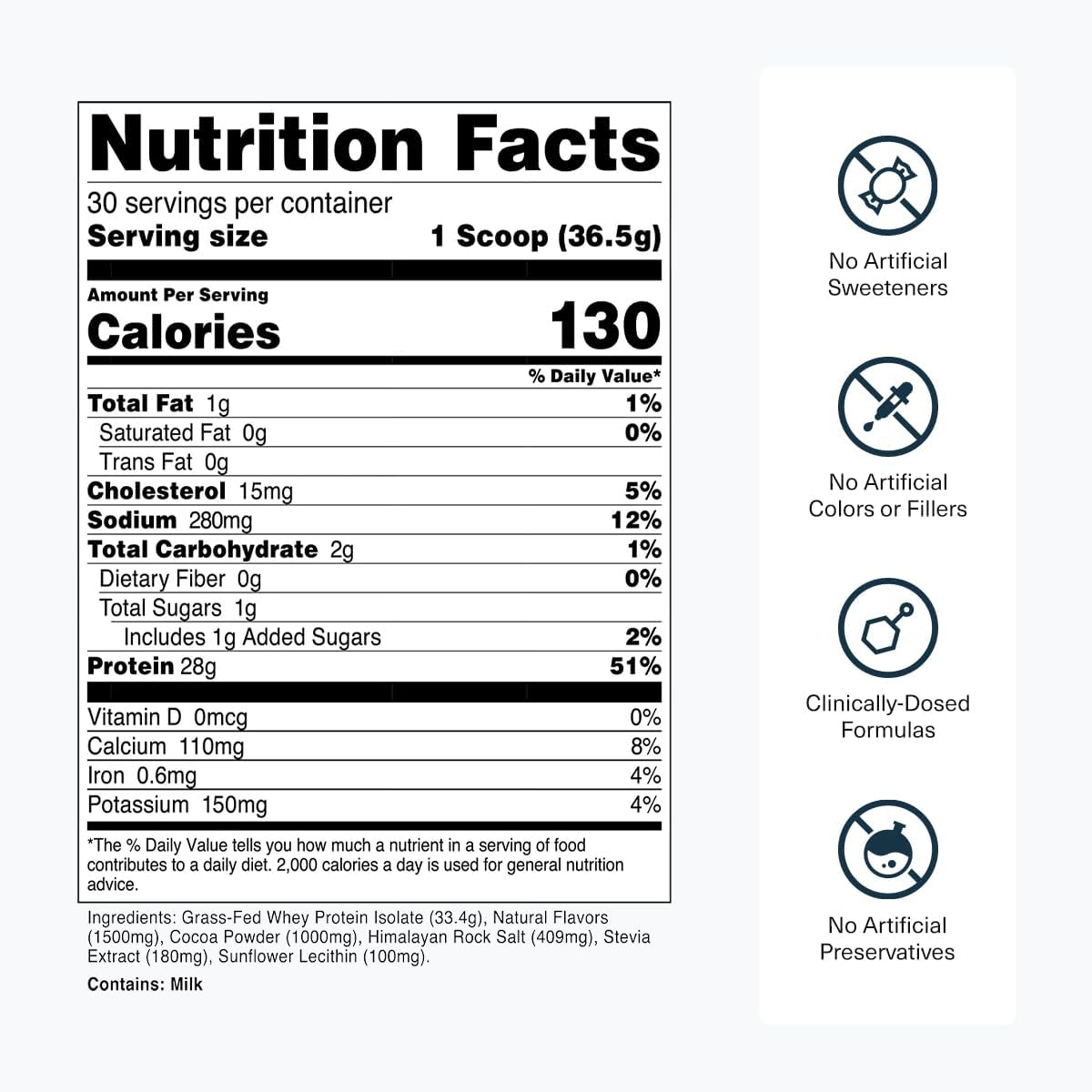 Transparent Labs Grass-Fed Whey Protein Isolate (30 Servings, Chocolate Peanut Butter) & Grass-Fed Whey Protein Isolate (30 Servings, Oatmeal Chocolate Chip Cookie)