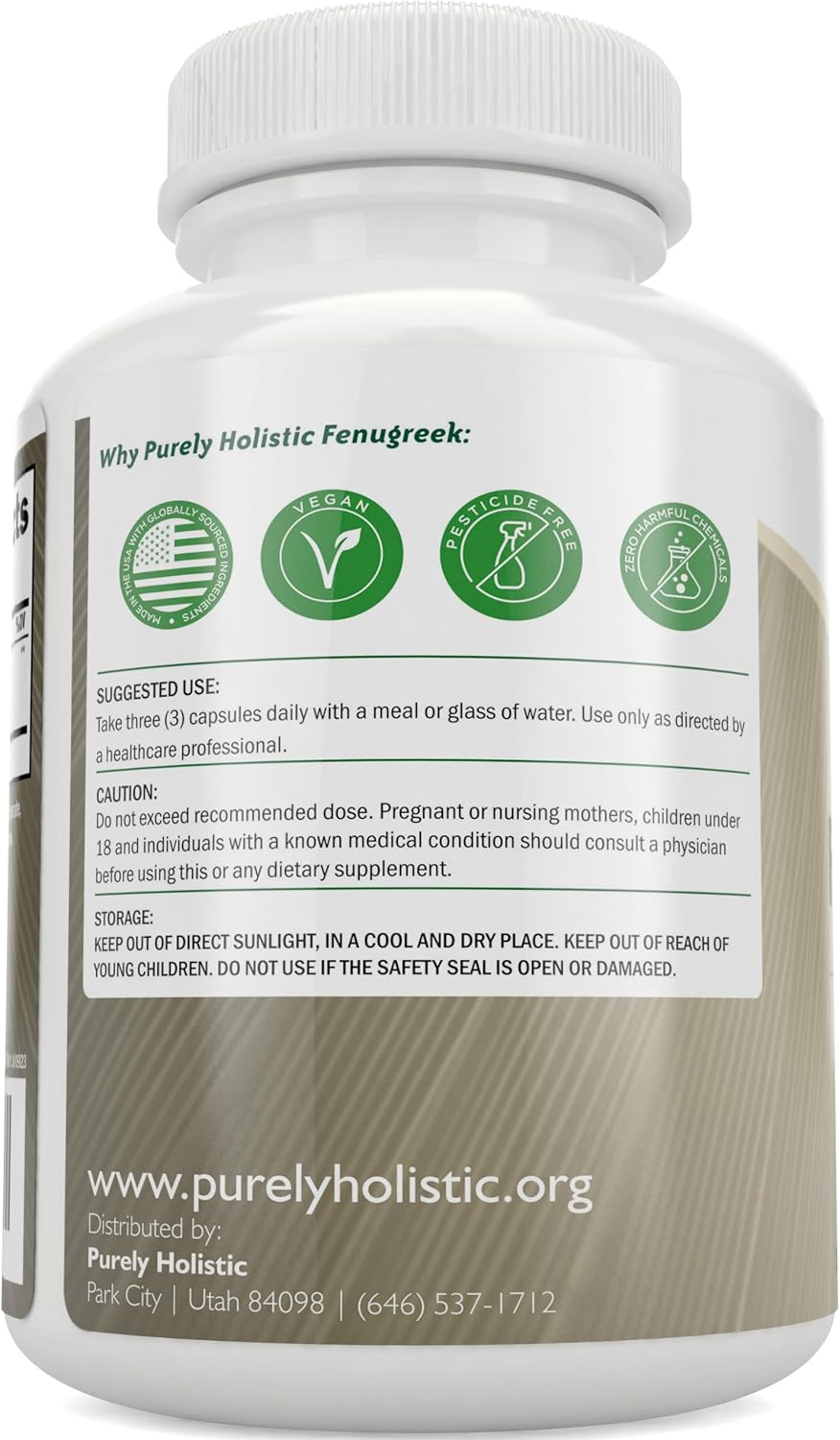 Fenugreek Capsules, Energy & Performance Support, 10:1 Fenugreek Extract | Extra Strength Formula, Supports Hormone Balance for Men & Women, Vegan Gluten-Free & Non-GMO, 365 Capsules (4 Month Supply)