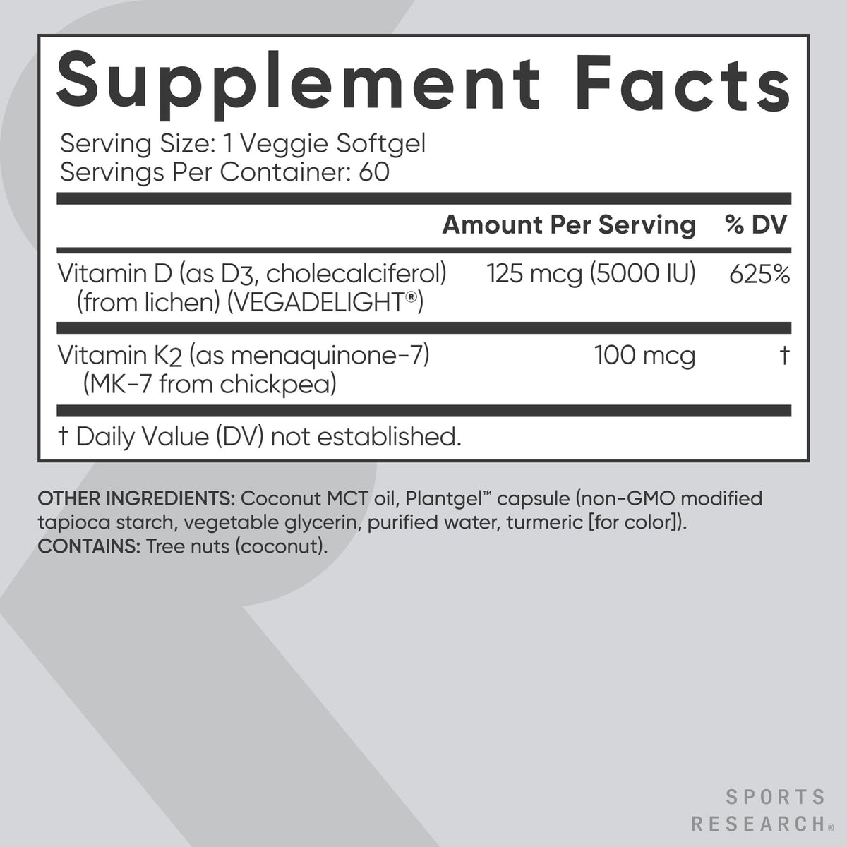 Sports Research® 2-in-1 Pack - Total Omega-3 Fish Oil 2200mg - 960mg of EPA & DHA, and Vitamin D3 5000iu + K2 100mcg Sports Research buy supplements Au