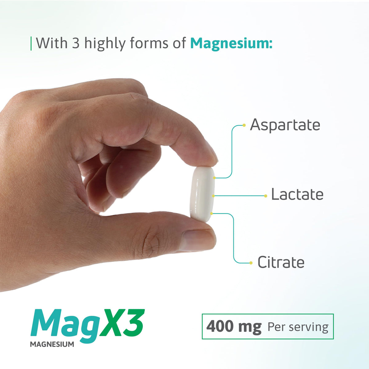 Magnesium Citrate Complex 400 mg – Triple Magnesium with Citrate, Aspartate & Lactate – High Absorption – 100 Softgels Nutra Nutrition buy supplements Au