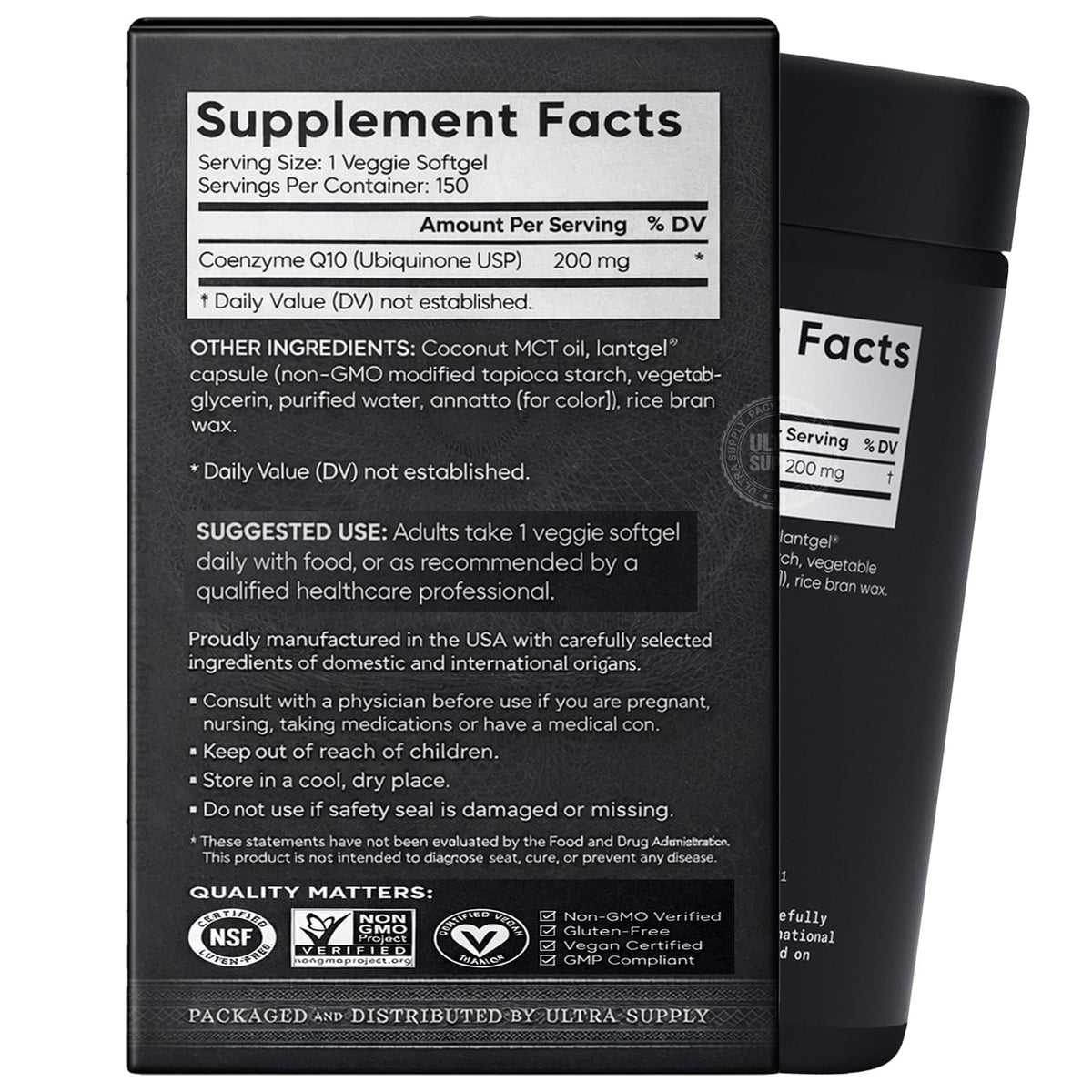 Sports_Researchs CoQ10 200mg Softgels with MCT Oil, 150 Ct Value Pack Generic buy supplements Au