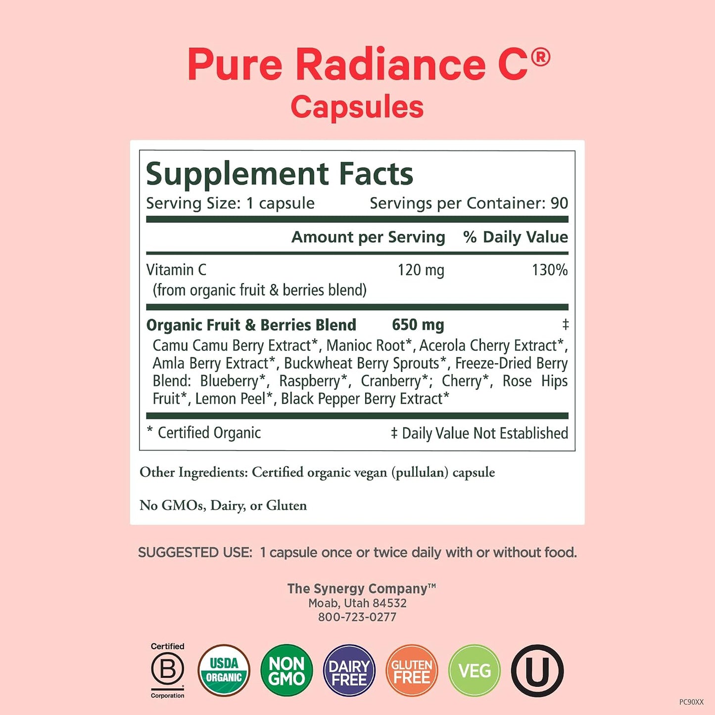 PURE SYNERGY Men’s Multivitamin, Stress, and Energy Essentials Bundle | Whole Food Multi with Adaptogens and Cordyceps | Natural Vitamin C Immune Supplement | Vegan, Non-GMO, and Organic Ingredients