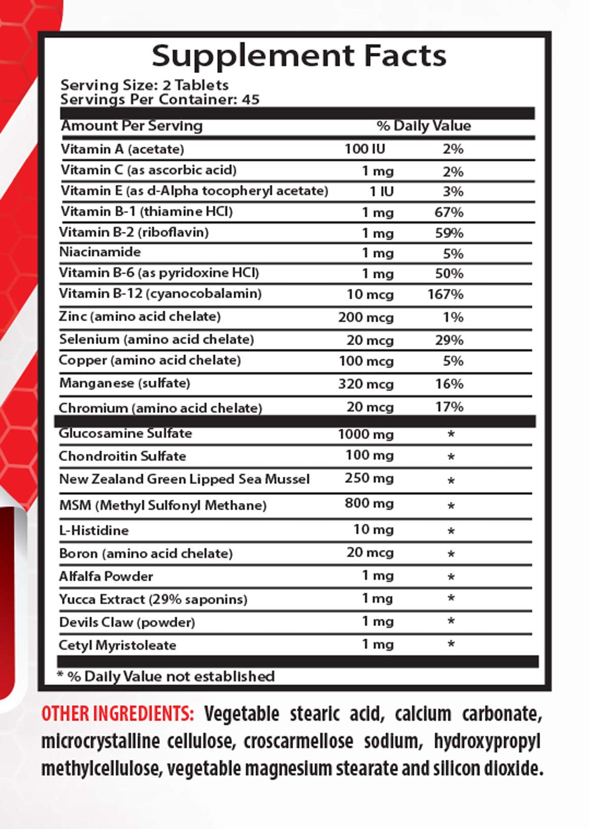 Premium Joint Blend - Joint Matrix Complex - Essential Minerals, Balanced Formula, Complete Joint Complex, Fitness Support, Advanced Formula, Body Flexibility, Joint Blend 1 Bottle 90 Capsules Healthy Supplements LLCBuy Supplements Australia