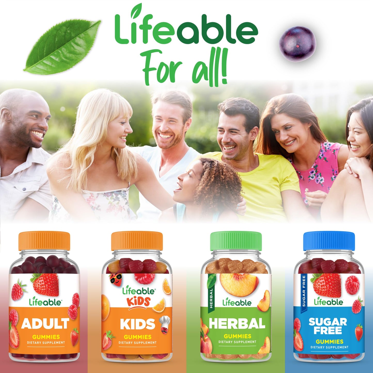 Lifeable Collagen Peptides Gummies | 100mg with Vitamin C | Great Tasting Collagen Supplements | Vegetarian Hair Skin and Nails Gummies | Collagen Gummies for Adults, Men, Women | 90 Gummies Lifeable buy supplements Au