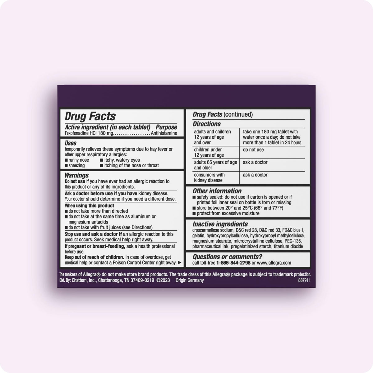 Allegra Adult 24-Hour Allergy Relief Gelcaps, Non-Drowsy Indoor and Outdoor Allergy Medicine, 180 mg Fexofenadine HCI Antihistamine Pill, 60 Count Plus 1 Count Travel Pack Allegra buy supplements Au