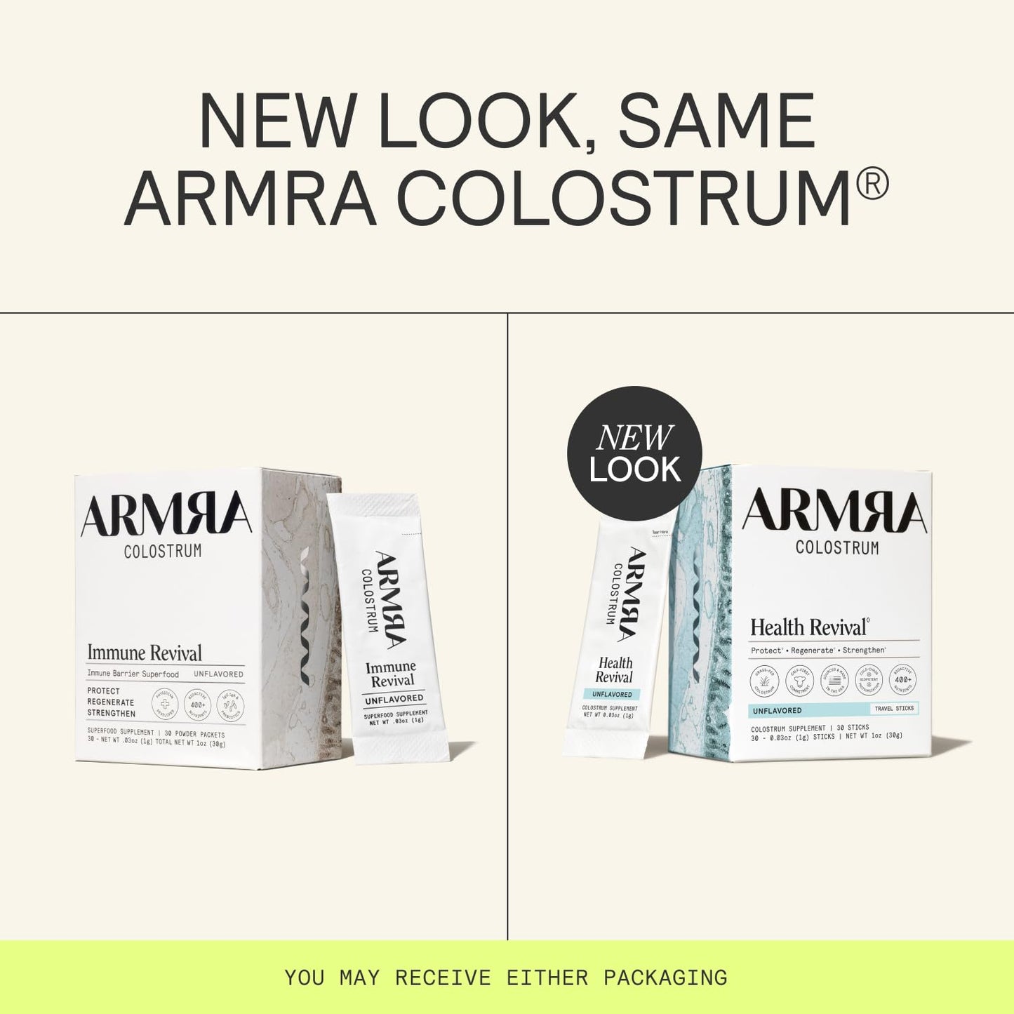 ARMRA Colostrum Powder | Unflavored | Gut Health & Bloating | Skin & Hair | Immunity | Keto, Gluten & Fat-Free | 30 Servings - PrimeBioHealth - canada supplements