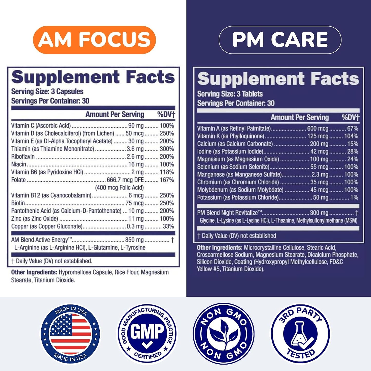 BONE SCIENCE Dr’s Grow UP AM & PM Bone and Growth for Kids and Teens, Day and Night System, Daily Formula with Highly Absorbable Essential Minerals, Vitamin D3 and K2 (MK-7) - PrimeBioHealth - canada supplements