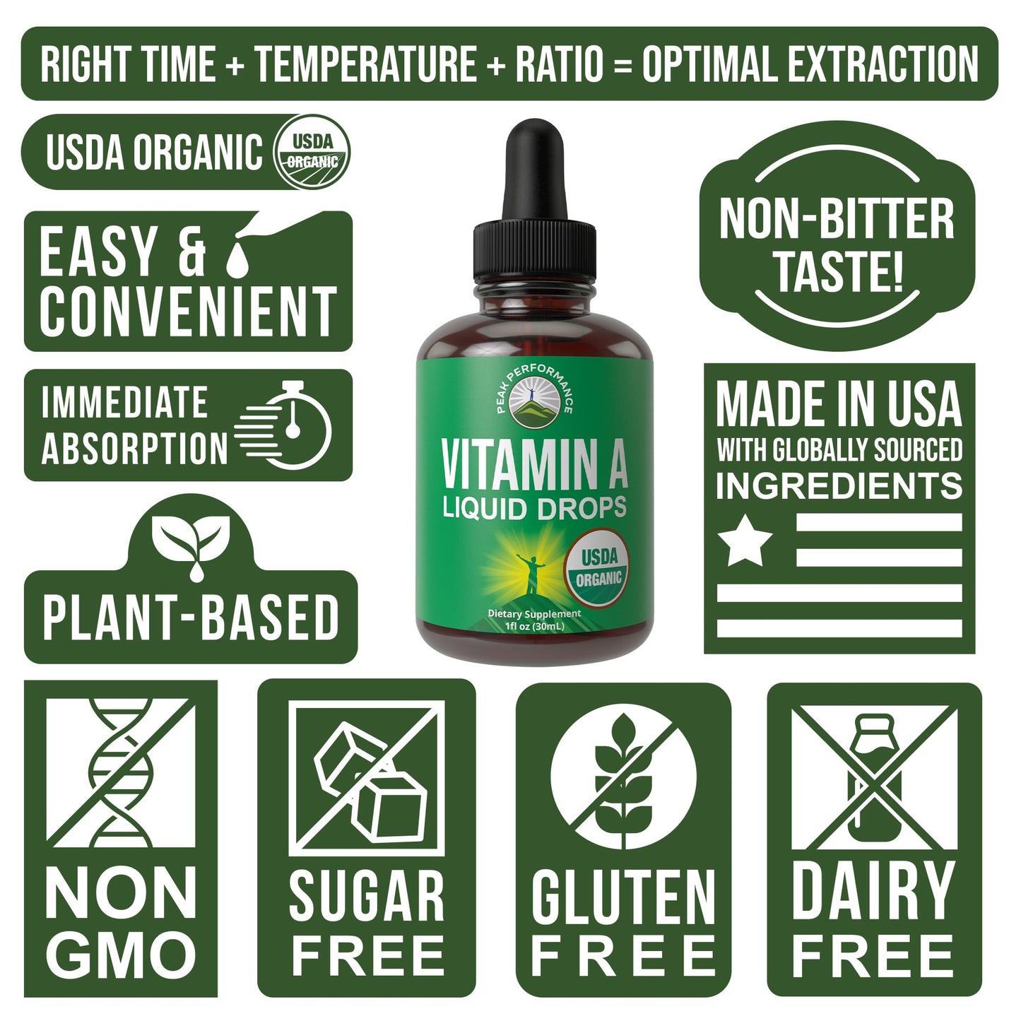 Certified Organic Vitamin A 5000 IU Supplement Capsules - High Potency Vitamins - for Adults, Men, Women, Kids - Made with Carrot Juice - Great for Immune, Skin, Eye Support - Non GMO, Vegan Pills - PrimeBioHealth - canada supplements