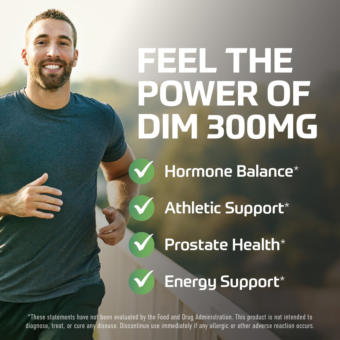 DIM Supplement for Men 300mg | Estrogen Blocker & Aromatase Inhibitor | Extra Strength Men’s Hormone Balance & Fitness Booster with Diindolylmethane Plus CDG - PrimeBioHealth - canada supplements