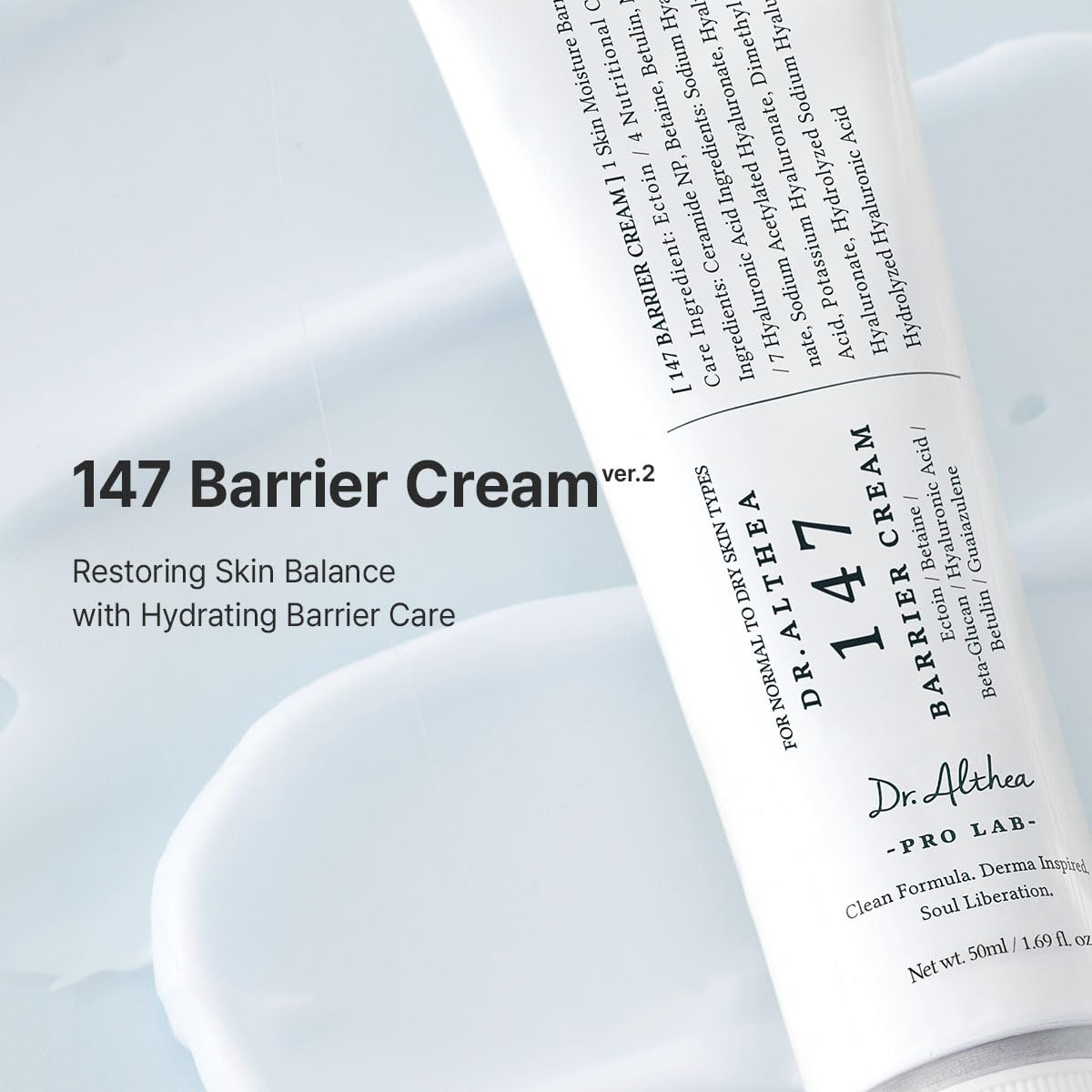 Dr.Althea 147 Barrier Cream | Daily Skin Barrier Care | Deep Hydrating with Hyaluronic Acid - PrimeBioHealth - canada supplements