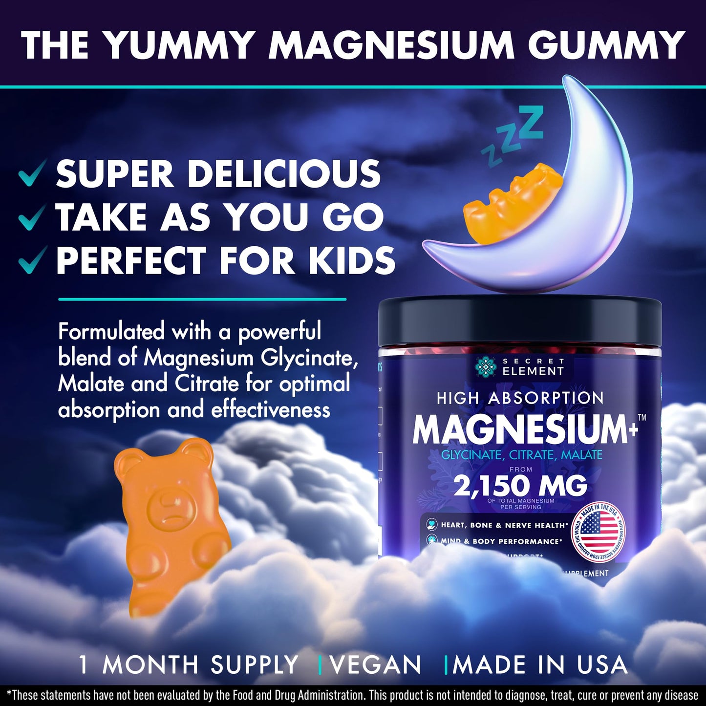 Magnesium Glycinate 2150MG, High Absorption Magnesium Glycinate, Citrate, Malate, Sugar-Free,Vegan, Inspired by Wellness Traditions Like Arjuna - PrimeBioHealth - canada supplements