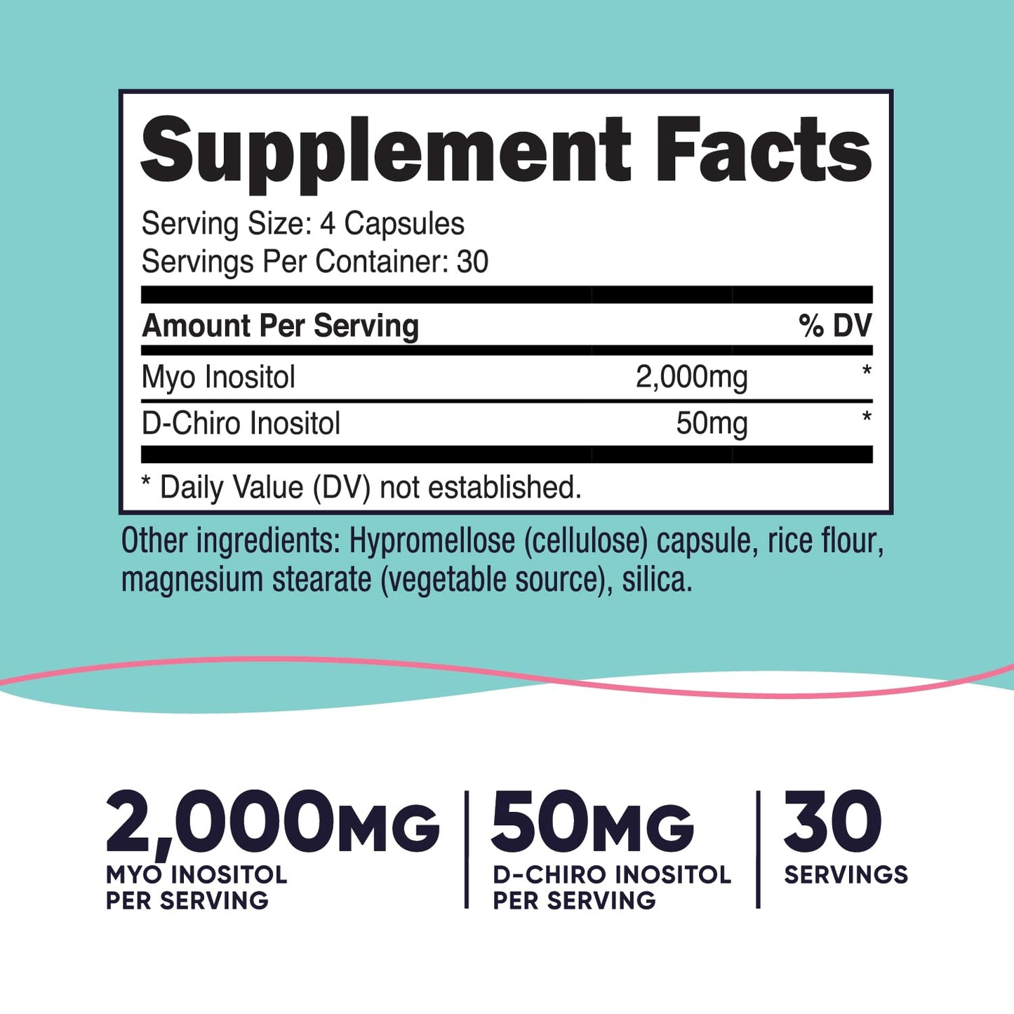 Nutricost Myo Inositol & D-Chiro Inositol for Women 2000mg, 120 Capsules, 2000mg Myo & 50mg D-Chiro Per Serving, 30 Servings - PrimeBioHealth - canada supplements