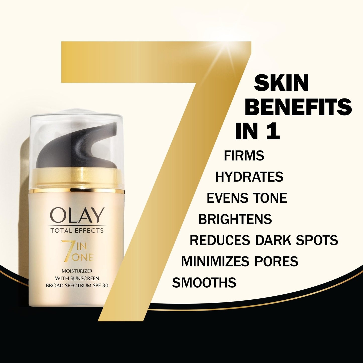 Olay Facial Moisturizing Lotion SPF 30 Total Effects for Dry Skin, 7 Benefits including Minimize Pores, Anti-Aging, 1.7 oz - PrimeBioHealth - canada supplements