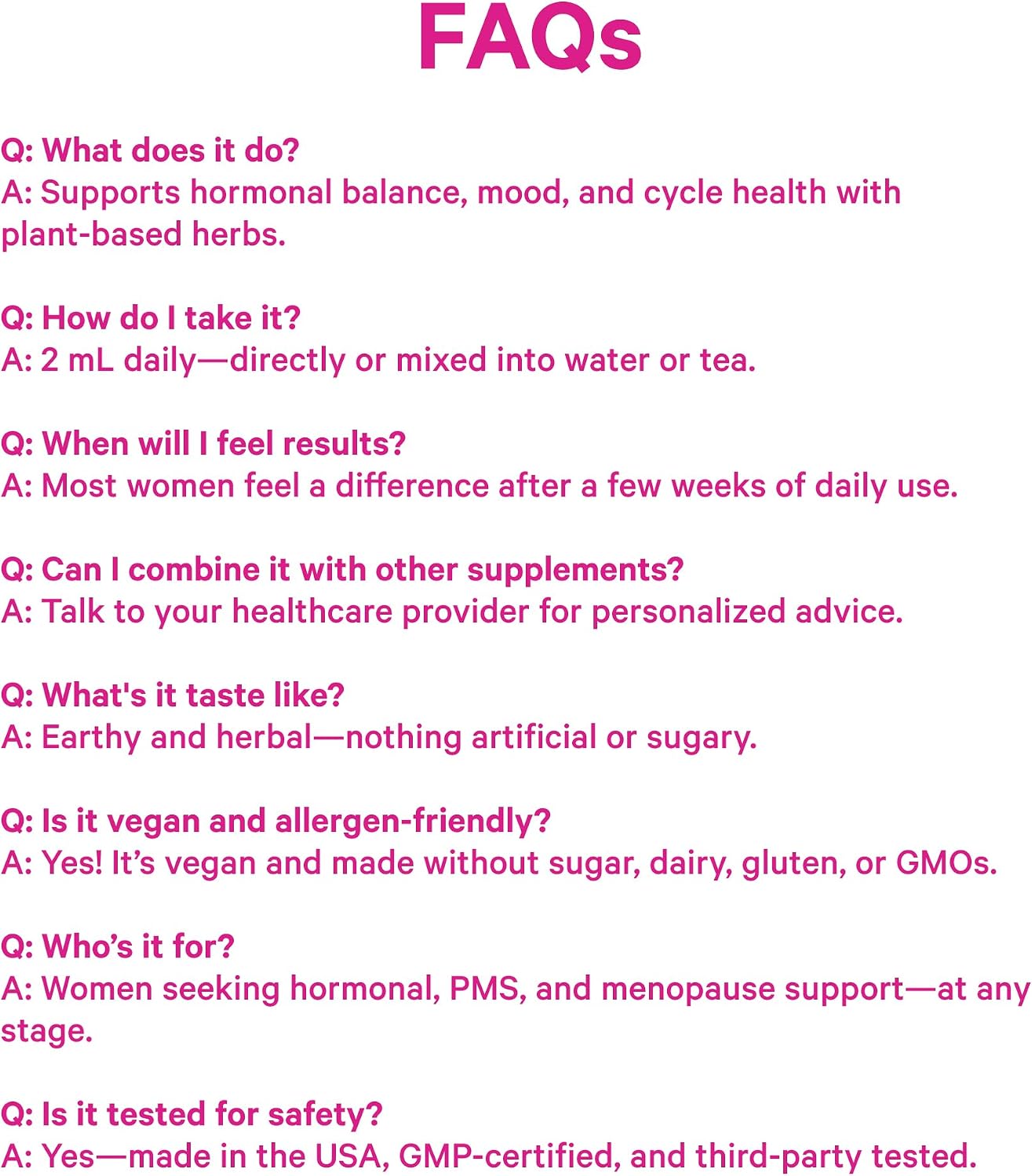 Pink Stork Hormone Balance Drops for Women - 2oz, 30 Servings | Supports Hormonal Health, PMS, Perimenopause & Mood, with Red Raspberry Leaf & Wild Yam - Liquid Supplement - Vegan - PrimeBioHealth - canada supplements