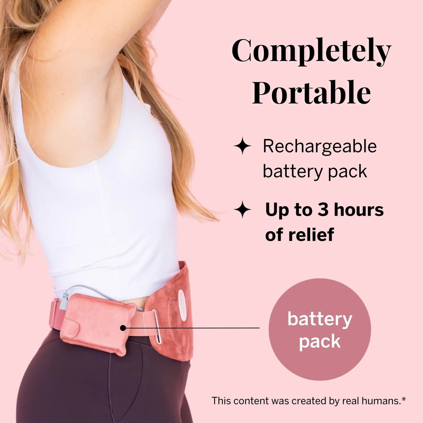 Pixie Period Heating Pad for Cramps - Thinnest Wearable Heating Pad for Feminine Care - Unnoticeable Under Clothes - Best Portable Pain Relief Heat Belt On The Market - Hours of Menstrual Pain Relief - PrimeBioHealth - canada supplements