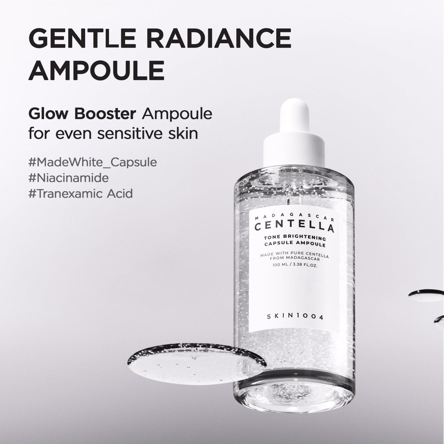 SKIN1004 Tone Balancing Capsule Ampoule, Niacinamide & Centella Serum for Face, Korean Hydrating Facial Serum for Unevne Skin Tone - PrimeBioHealth - canada supplements