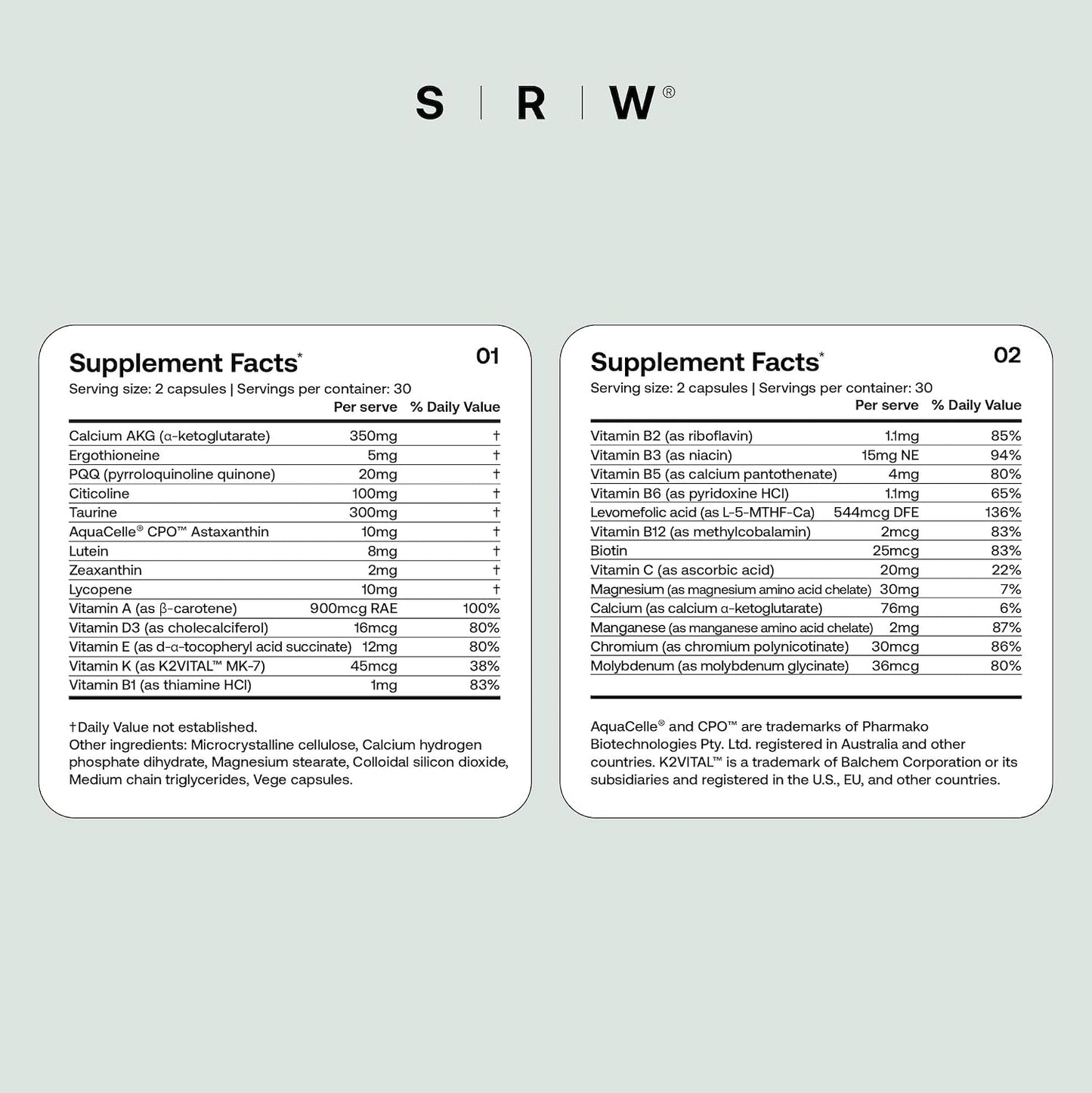 SRW Cel Essential | Wellness Supplement for Healthy Aging and Longevity | Supports Energy, Mental Performance + Muscle Health | 17 Vitamins & Minerals | Suitable for All Ages | 60 Capsules - PrimeBioHealth - canada supplements