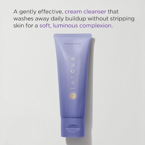 TATCHA The Rice Wash | Soft Cream Facial Cleanser Washes Away Buildup Without Stripping Skin For A Soft, Luminous Complexion | 4 oz - PrimeBioHealth - canada supplements