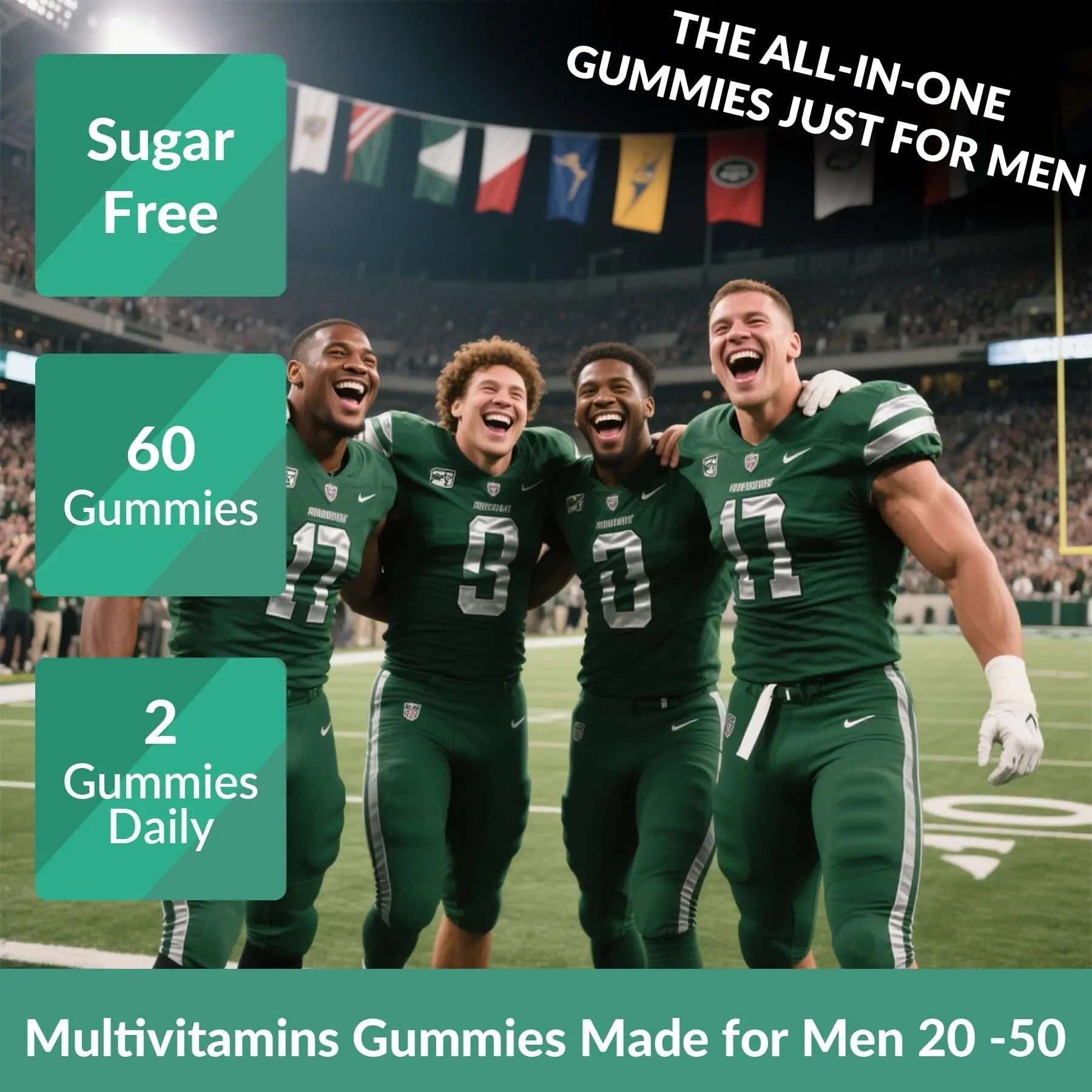 2 Pack Mens Multivitamins Gummies- Methylated Multivitamin for Men with Coq 10, Vegan Omega 3, Vitamins A C E D3 K2 B6 B12 B1 B2 - PrimeBioHealth - canada supplements