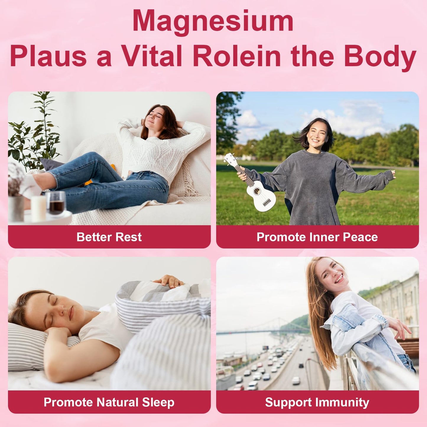 2 Packs Liposomal Magnesium Complex Gummies-as 12 Forms of Magnesium Citrate,Glycinate,Malate,Oxide,and More with Vitamin D3, B6,C, Ashwagandha & CoQ10 for Women and Men - PrimeBioHealth - canada supplements