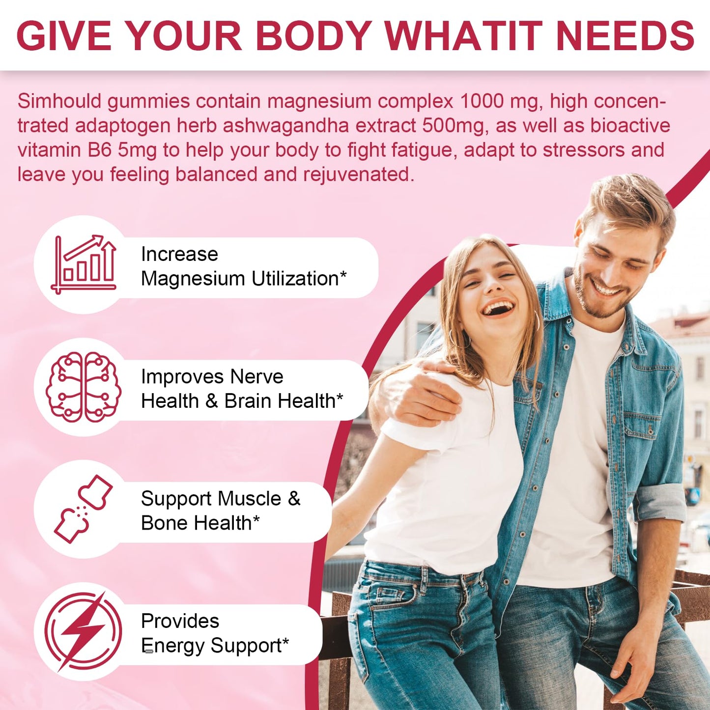 2 Packs Liposomal Magnesium Complex Gummies-as 12 Forms of Magnesium Citrate,Glycinate,Malate,Oxide,and More with Vitamin D3, B6,C, Ashwagandha & CoQ10 for Women and Men - PrimeBioHealth - canada supplements