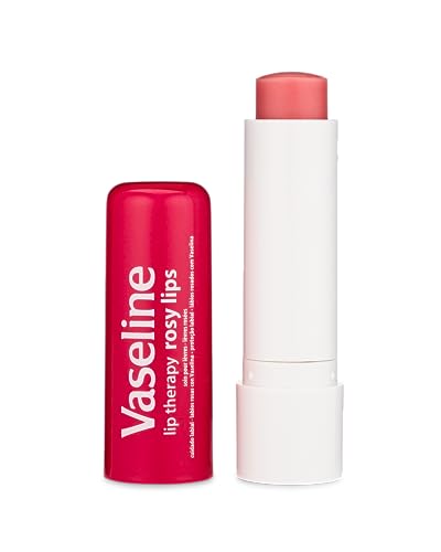 Vaseline Lip Therapy Care Rosy, Fast-Acting Nourishment, Ideal for Chapped, Dry, Cracked, or Damaged Lips, Lip Balm, 4-Pack, 0.16 Oz Each VaselineBuy Supplements Australia