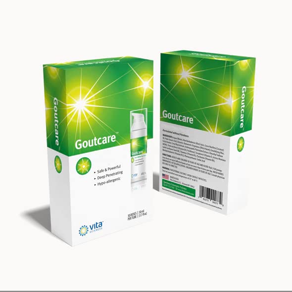 Vita Sciences GoutCare Soothing Cream for Occasional Discomfort. Intensive Soothing Cream - Fast-Acting Topical Application for Comfort Where and When You Need It Most. Safe & Effective Vita SciencesBuy Supplements Australia