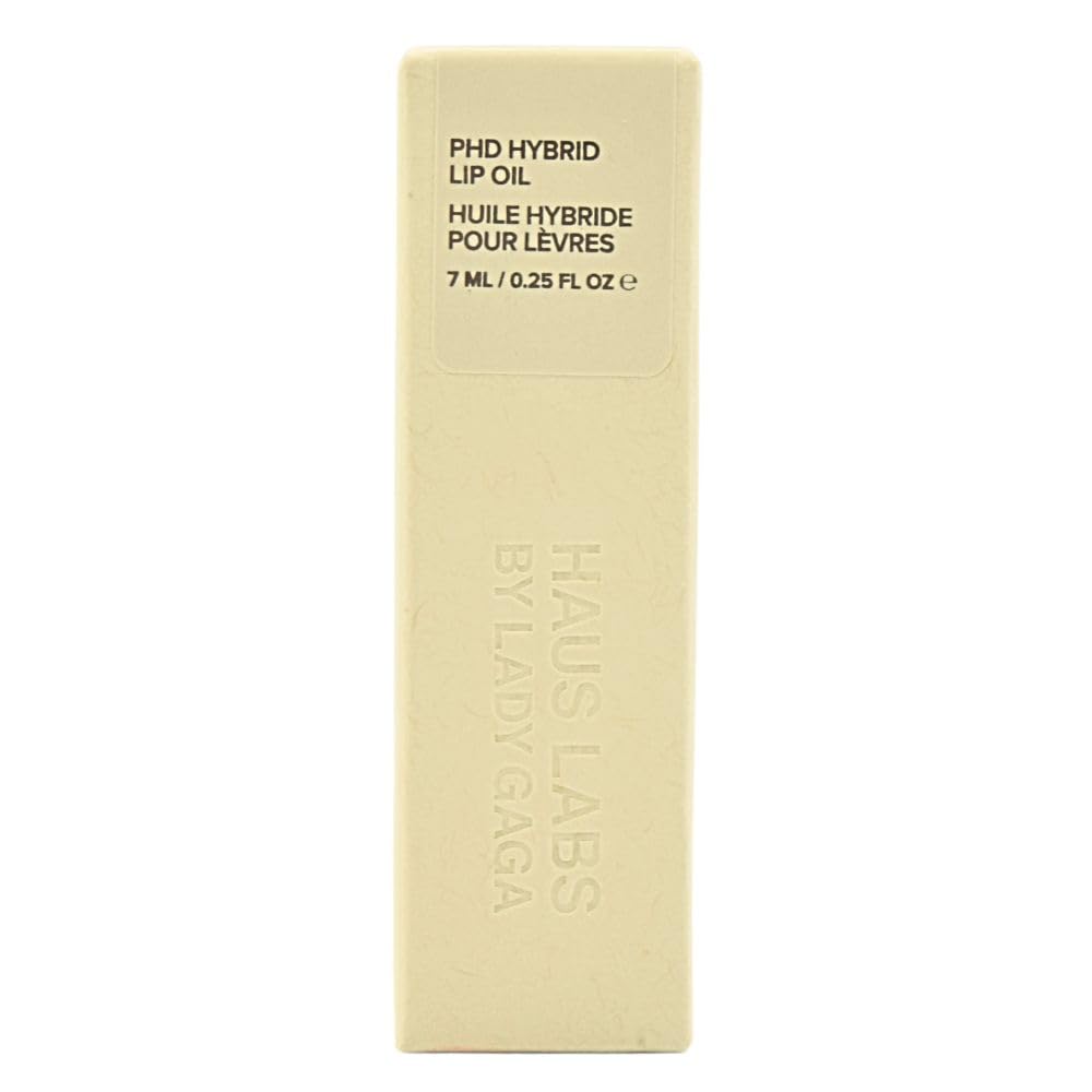HAUS LABS BY LADY GAGA PhD Hybrid Hydrating Tinted Lip Oil Neutral Clear, Clean Vegan Lip Gloss Balm, Non-Sticky Shine, Moisturizing, 0.25 oz Haus LaboratoriesBuy Supplements Australia