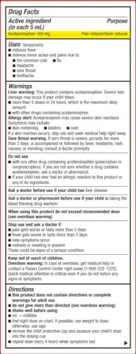GoodSense Children's Pain and Fever Oral Suspension Liquid, Acetaminophen 160 mg per 5 mL, Bubble Gum Flavor GoodSenseBuy Supplements Australia