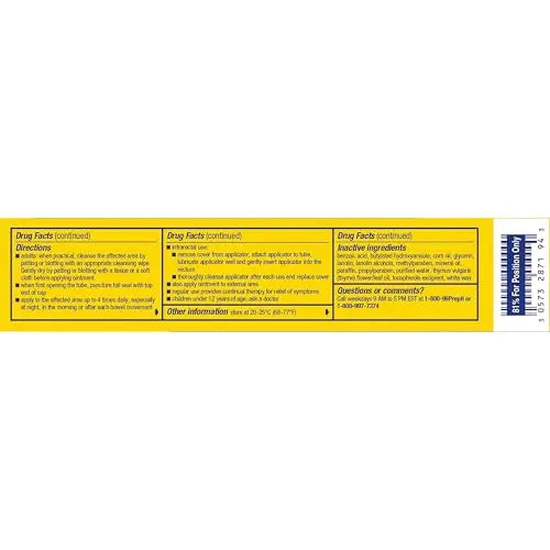PREPARATION H Hemorrhoid Symptom Treatment Ointment, Itching, Burning & Discomfort Relief, Tube (2.0 Ounce) Preparation HBuy Supplements Australia