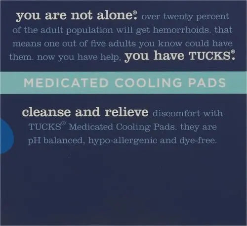 TUCKS Medicated Cooling Pads, 100 Count – Hemorrhoid Pads with Witch Hazel, Cleanses Sensitive Areas, Protects from Irritation, Hemorrhoid Treatment, Medicated Pads Used by Hospitals TUCKSBuy Supplements Australia