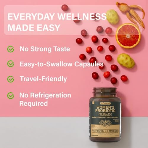 12 PPM Molecular Hydrogen Tablets & Women’s Probiotic with Prebiotics | Daily Wellness Routine for Women | 2 Items