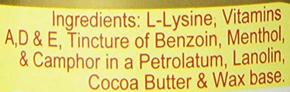 Basic Brands Lysine Lip Balm, 0.875 oz | Cold Sore Treatment, Herpes Simplex Treatment