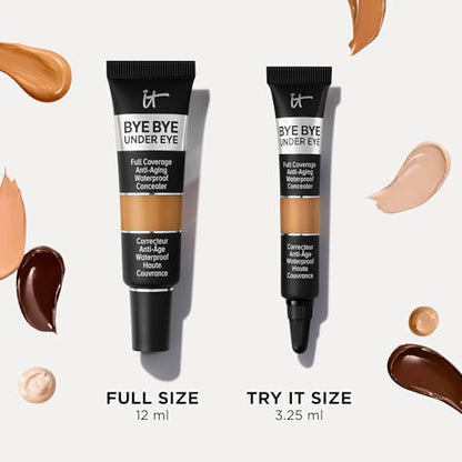 IT Cosmetics Bye Bye Under Eye Concealer (Light Nude) - Water-Resistant, Full Coverage Brightening Concealer For Dark Circles, Fine Lines, Redness & Discoloration, Anti-Aging, 24H Wear - 0.4 fl oz IT CosmeticsBuy Supplements Australia