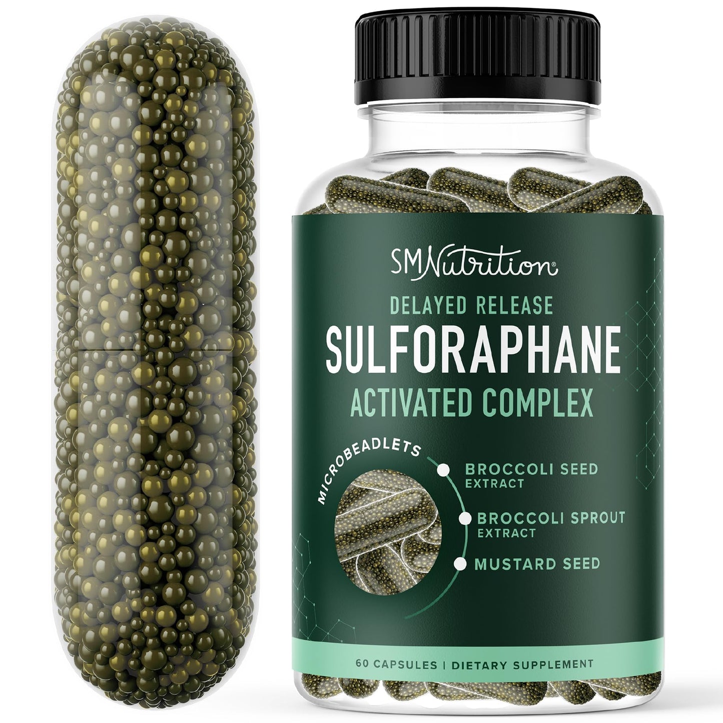 50MG Sulforaphane Supplement from Broccoli Sprouts | NRF2 Activation, Cellular Health & Immune Support | Glucoraphanin, Myrosinase & Antioxidants | Third-Party Tested - PrimeBioHealth - canada supplements
