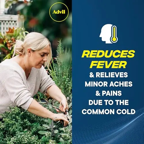 Advil Liqui-Gels Minis Pain Reliever and Fever Reducer, Pain Medicine for Adults with Ibuprofen 200mg for Pain Relief - 80 Liquid Filled Capsules AdvilBuy Supplements Australia