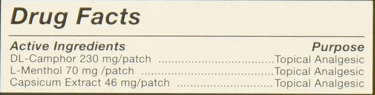 Tiger Balm Pain Relieving Patch, Large 4 Each, 4 Count, Pack of 2 Tiger BalmBuy Supplements Australia