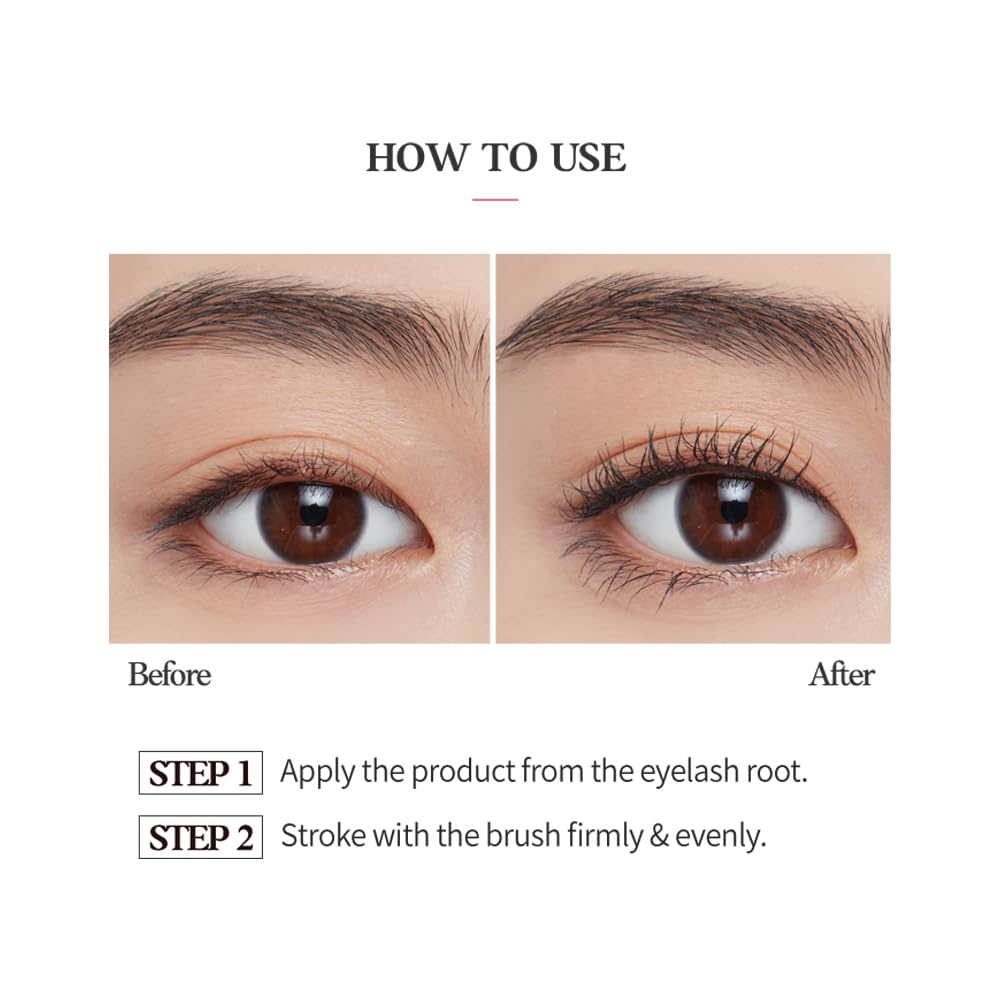 ETUDE Oh M'Eye Lash Black Tint Mascara – Natural Glossy Effect with Long Lasting Strong Curl System, Volume Enhancing, Smudge-Free, Improved fixation and water resistance, Korean Makeup, Kbeauty ETUDEBuy Supplements Australia