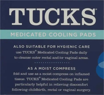 TUCKS Medicated Cooling Pads, 100 Count – Hemorrhoid Pads with Witch Hazel, Cleanses Sensitive Areas, Protects from Irritation, Hemorrhoid Treatment, Medicated Pads Used by Hospitals TUCKSBuy Supplements Australia