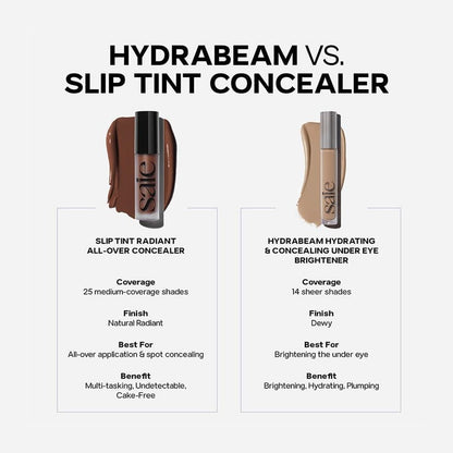 Saie Slip Tint Radiant Cream Concealer & All-Over Face Makeup - Concealer for Dark Circles, Redness & Blemishes - Lightweight Makeup Made with Hydrating Hyaluronic Acid - Shade 7 (0.17 oz) SaieBuy Supplements Australia