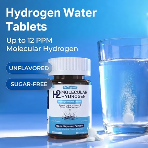 12 PPM Molecular Hydrogen Tablets & Women’s Probiotic with Prebiotics | Daily Wellness Routine for Women | 2 Items