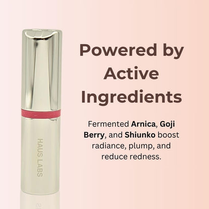 Haus Labs Color Fuse Longwear Hydrating Glassy Lip + Cheek Blush Balm Stick - Glassy Rosette Haus LaboratoriesBuy Supplements Australia