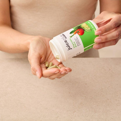 Juice Plus+ Vegetable Blend: with Broccoli, Parsley, Tomato & More - Plant-Based, Vegan, Gluten-Free, Non-GMO, Kosher - for Heart, Immune, Cognitive & Skin Health - 1 Bottle (60 Servings) Juice Plus+ buy supplements Au