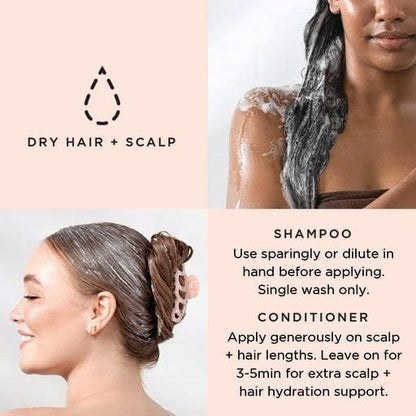 JSHealth Vitamins Inside Out Haircare - Includes Hair + Energy Hair Vitamins, Purifying Keratin Shampoo & Nourishing Hair Conditioner - Virtual Bundle