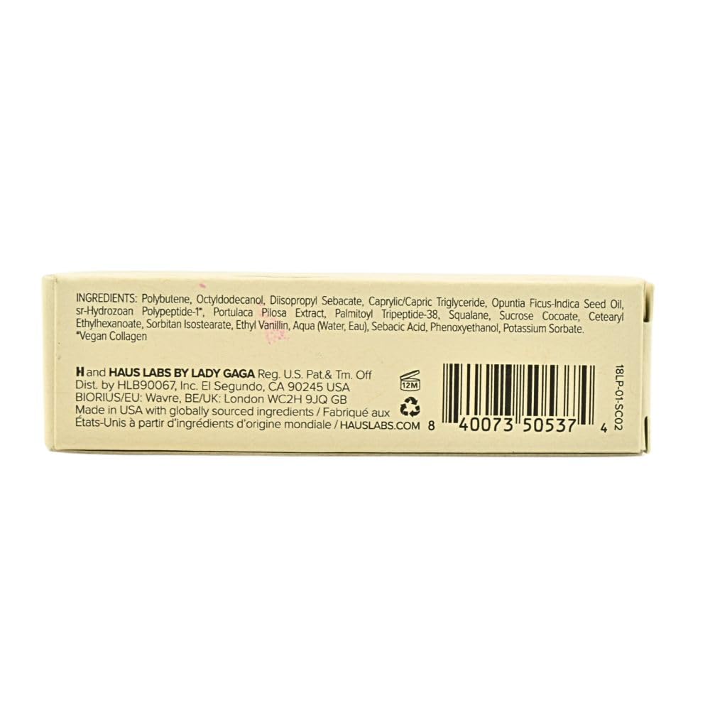 HAUS LABS BY LADY GAGA PhD Hybrid Hydrating Tinted Lip Oil Neutral Clear, Clean Vegan Lip Gloss Balm, Non-Sticky Shine, Moisturizing, 0.25 oz Haus LaboratoriesBuy Supplements Australia