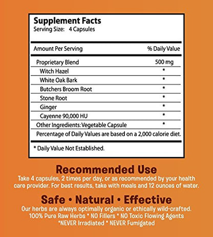 Hemroid Harry's Herbal Remedy, 30 Day (240 Count) - Natural Treatment, Pills Hemroid HarryBuy Supplements Australia