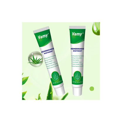 vamy Hemorrhoid Ointment (2 x 20g Tubes), 40g - Maximum Strength Formula for Hemorrhoidal Fast Relief, Soothes Itching, Burning & Discomfort vamyBuy Supplements Australia
