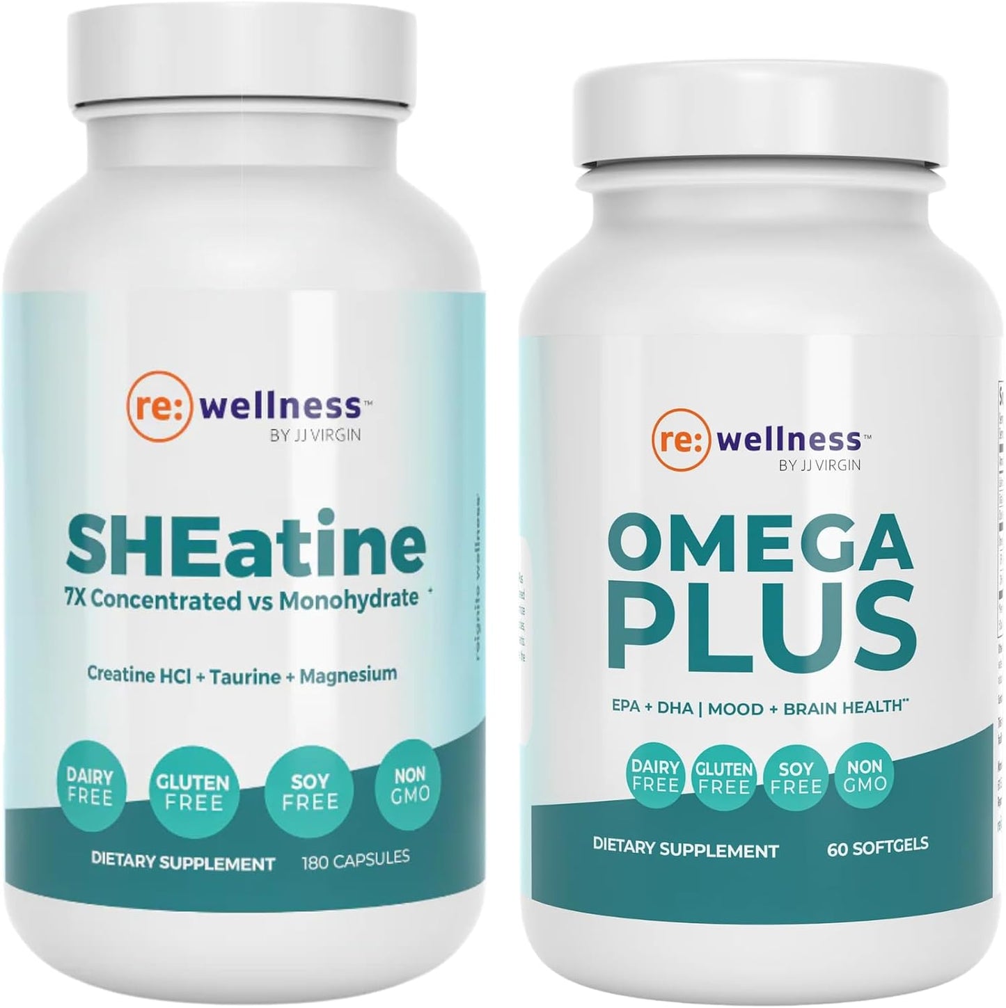 Reignite Wellness by JJ Virgin SHEatine Capsules and Omega Plus
