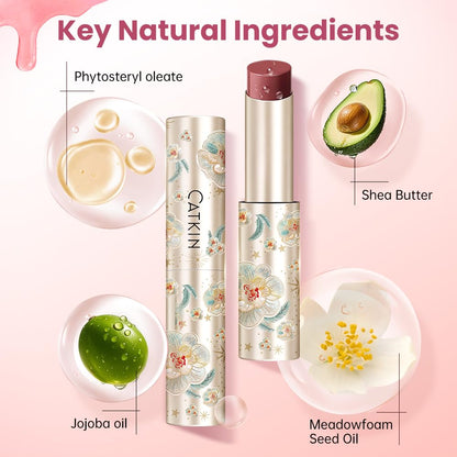 CATKIN Glossy Lip Balm Ultra Hydating Glow Lip Tinted Jelly Plump Melting Balm Shea Butter Repair Soothing For Dry Lips Dewy Finished 0.12 oz C05 SUNFLOWER CatkinBuy Supplements Australia